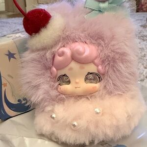 Lucky Deer Nai-  “Taro Ice”, Plush bag charm